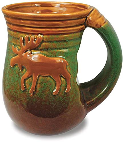 Cape Shore Handwarmer Coffee Tea Mug Cup - Moose Gifts for Birthday Christmas, 18 Oz