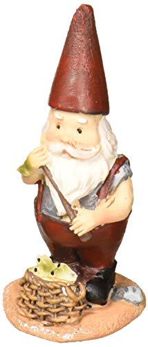 Midwest Design Touch of Nature 55710 Fisherman Gnome, 2.75"