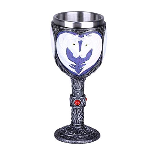 Pacific Trading Unicorn Pair Goblet Chalice Wine Cup New