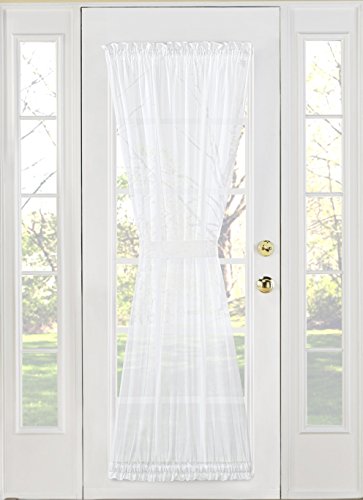 Belle Maison Stylemaster Splendor Batiste Door Panel, 56" by 72", White