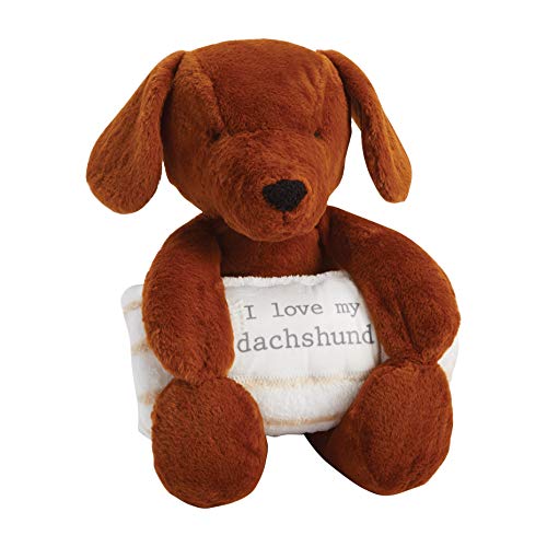 Mud Pie Dachshund Blanket Pal, 38-inch