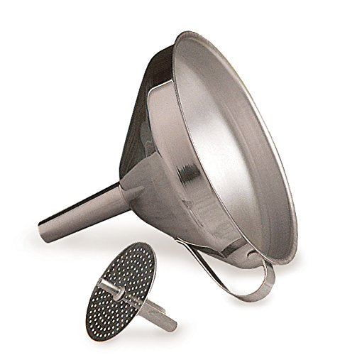 RSVP International Endurance Stainless Steel Multi-use Kitchen Funnel, 4-inch diameter