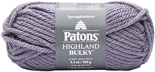 Spinrite Yarns (CA) Patons Highland Bulky Solids Yarn, Lavender