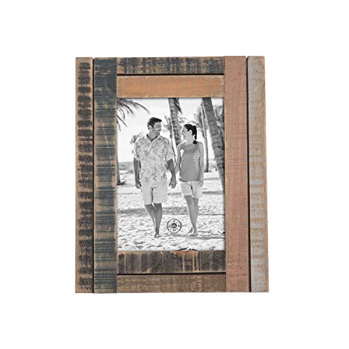 Beachcombers 5 x 7-Inch Wood Seaside Village Frame