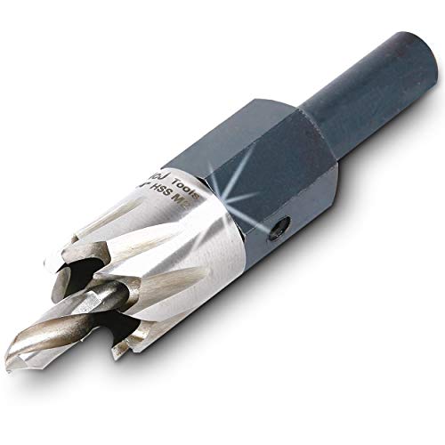McJ Tools 35mm HSS M2 Drill Bit Hole Saw for Metal, Steel, Iron, Alloy, Ideal for Electricians, Plumbers, DIYs, Metal Professionals