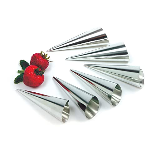 Norpro Stainless Steel Cream Horn Molds, Set of 6