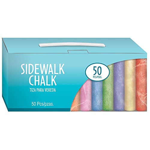 Amscan Assorted Color Sidewalk Chalk | 50 Pcs