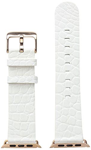 Hadley Roma AP1000RT 42R 42mm Apple Strap Alligator MTE Leather Alligator White Watch Strap