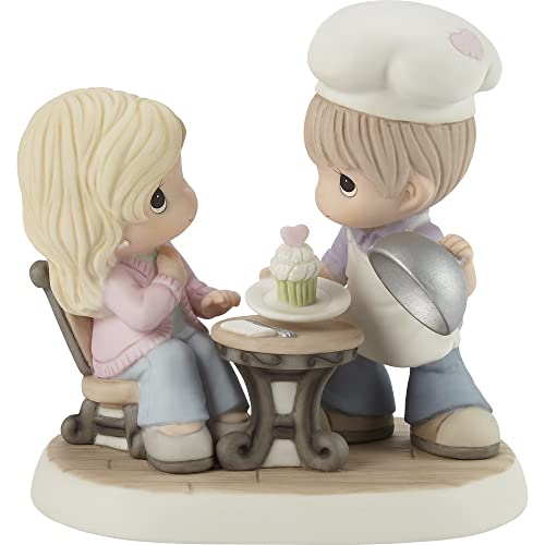 Precious Moments Boy Serving Fancy Cupcake Figurine