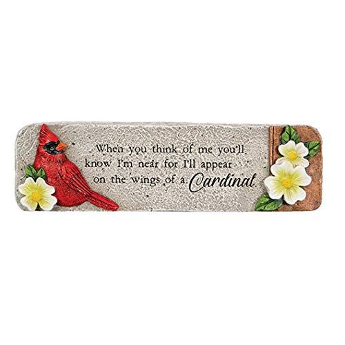 Carson 12711 On The Wings of Cardinal, Cardinal Memorial Message Bar,Multi