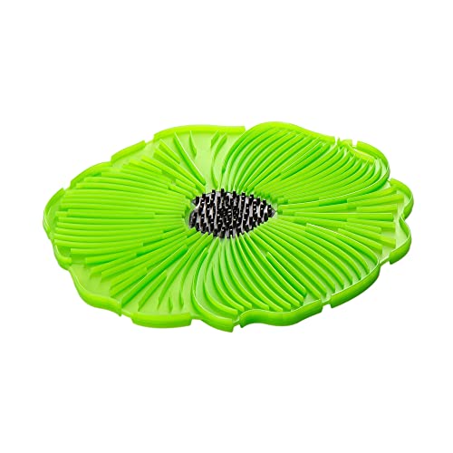 Charles Viancin Silicone Poppy Pop Trivet, Green, 8-Inch