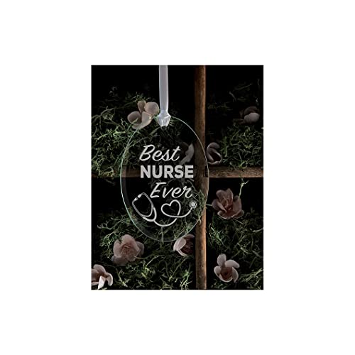 Carson Home Glass Ornament, 4-inch Height (Nurse)