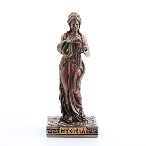 Unicorn Studio Veronese Design Hygieia Greek Goddess of Health Resin Hand Painted Miniature Figurine