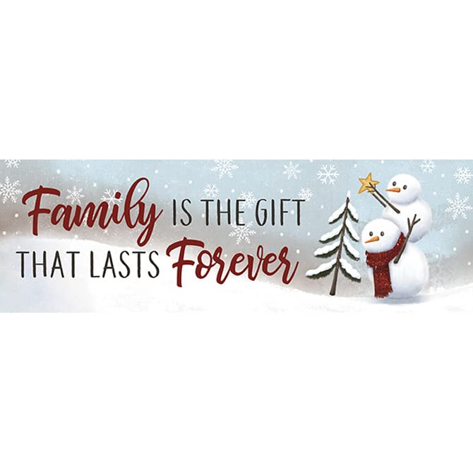 Carson Home Accents Family Forever Message Bar Sign, 8.5-inch Width