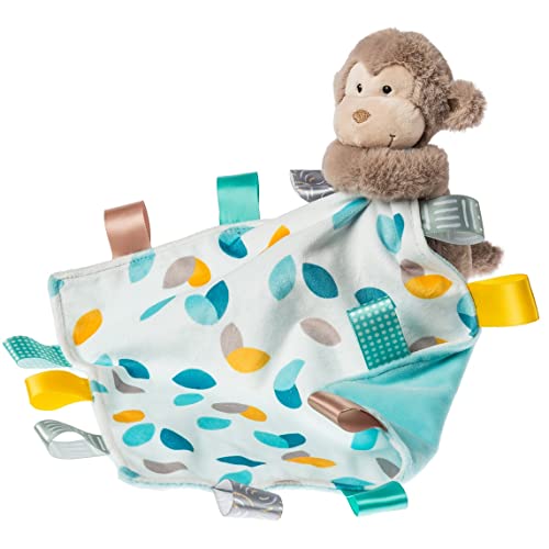 Mary Meyer Taggies Cuddlebud Lovey Security Blanket, 9 x 9-inches, Monkey