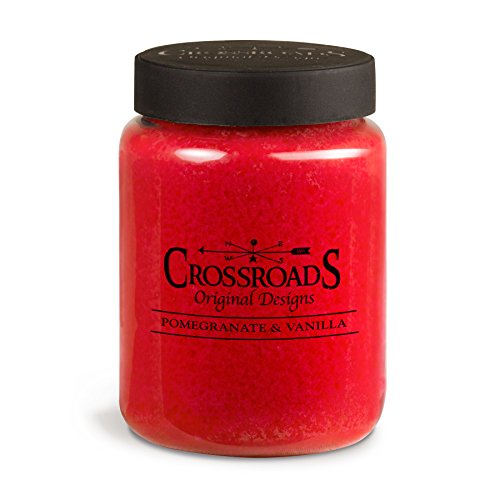 Crossroads Pomegranate & Vanilla Scented 2-Wick Candle, 26 Ounce