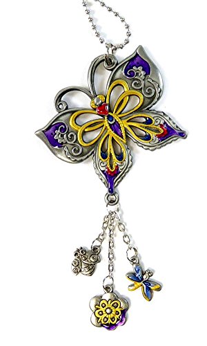 Ganz Garden Butterfly Car Charm