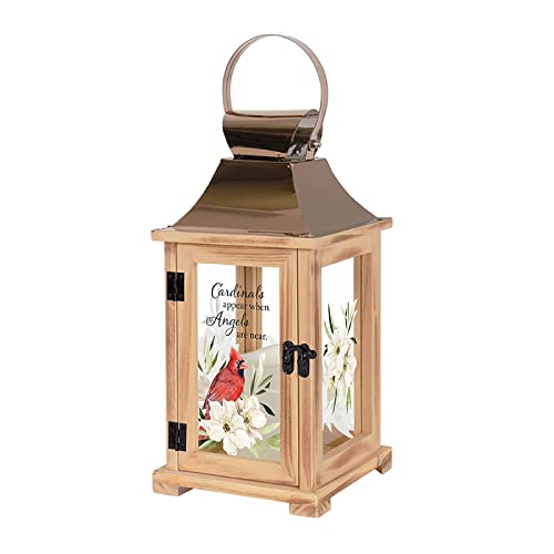 Carson Home Accents Cardinals Lantern, 13.50-Inch Height