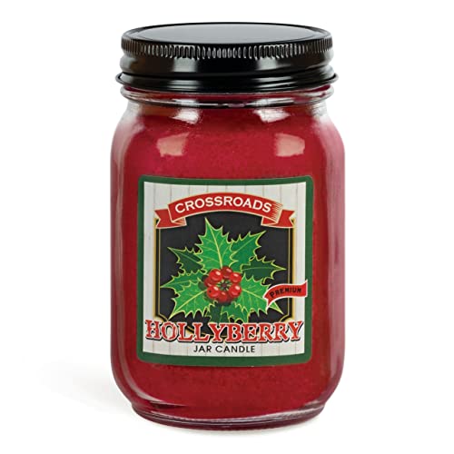 Crossroads Hollyberry, Pint Mason Jar, 12 oz