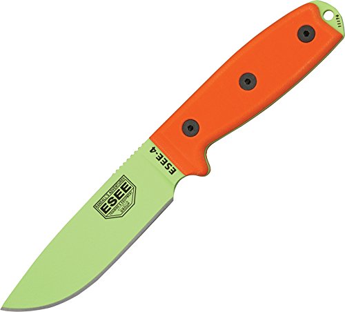 Blue Ridge Knives ESEE-4P, Venom Green Blade, Black Sheath