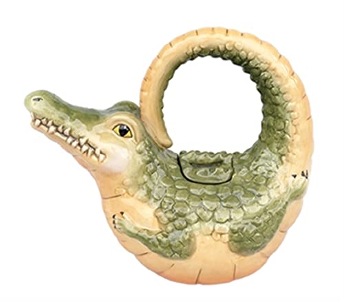 Blue Sky Clayworks Clayworks Alligator Teapot, 8.50-inch Length