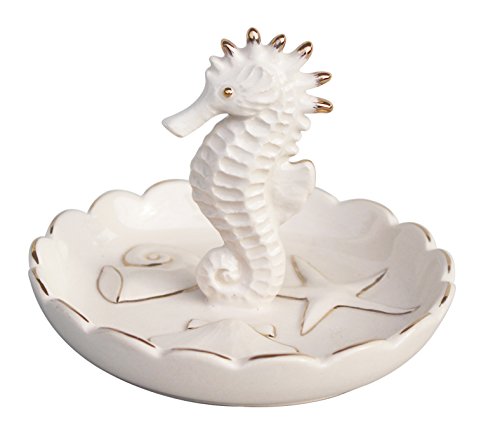 Blue Sky Clayworks Clayworks Seahorse Ring Holder, Multicolor