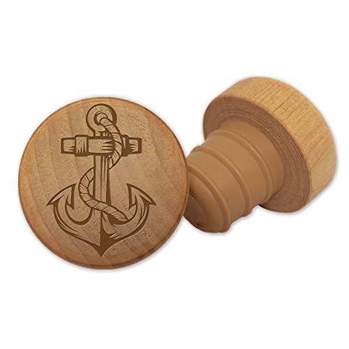 Tangico 99350 Wine Stopper Anchor, 1.25-inch High, Wood