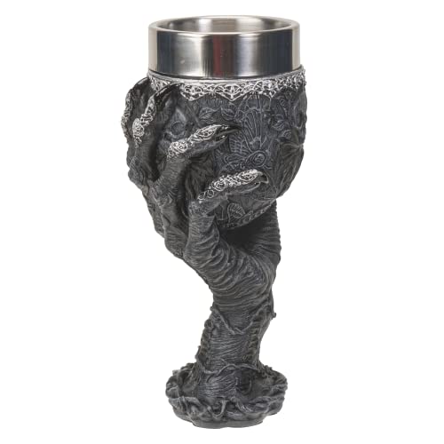 Pacific Trading Summit Collection The Baphomet Grasp Goblet 7 fl oz Capacity Grip of Darkness Wine Chalice Ceremonial Black Magic