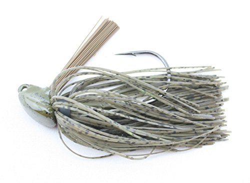 Nichols Lures JT28-1 Jt's Grass Wizard, Green Pumpkin, 1oz