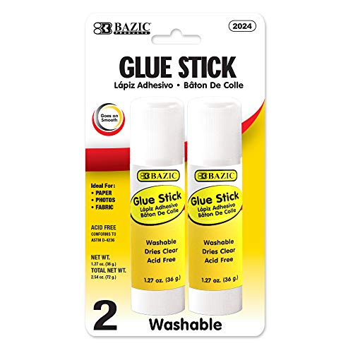 Bazic 36g/1. 27 oz. Jumbo Glue Stick