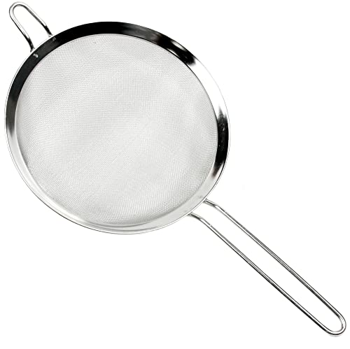 Chef Craft Select Mesh Strainer, 8 inch, Stainless Steel