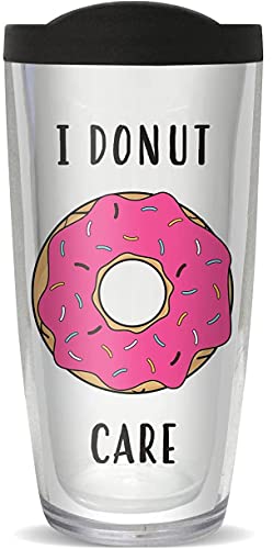 FREEHEART I Donut Care 22oz Tumbler with Black Lid