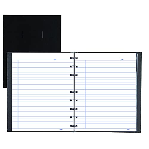 Rediform Blueline Notepro Composition Notebook, Black, 9.25 x 7.25 inches, 192 Ruled Pages (A9C.81)
