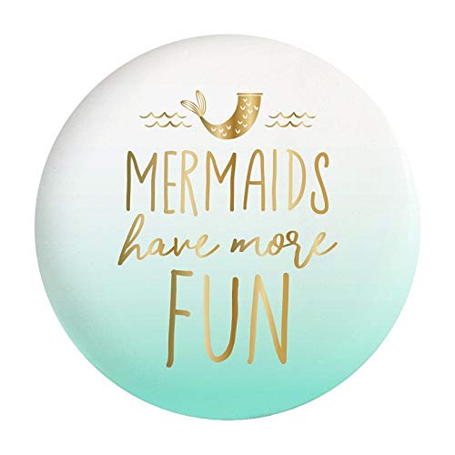 Creative Brands Slant Collections Ceramic Wall D‚Äö√†√∂¬¨¬©cor Tile, 6-Inches, Mermaids