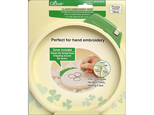 Clover 7 Inch Embroidery Stitching Tool Hoop