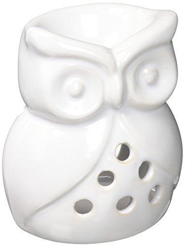 Sigma SLC Fragrance Foundry Home Locomotion White Ceramic Owl Oil Warmer