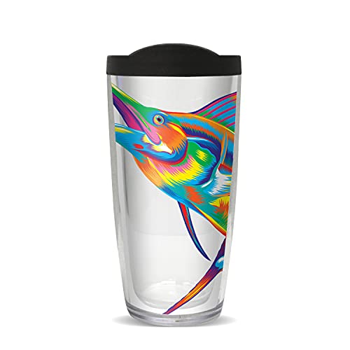 FREEHEART 22oz Tumbler - MARLIN- PD Moreno Pop Colors with Black Lid