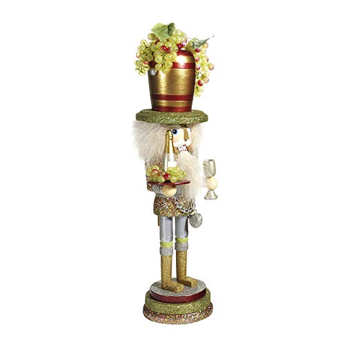 Kurt Adler 19.5-inch Hollywood Wine Hat Nutcracker