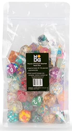 Metallic Dice Games Store Pound of Assorted Premium Resin Dice