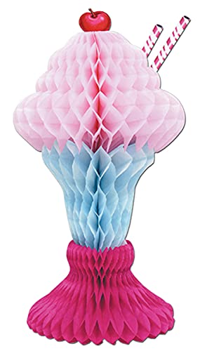 Beistle Tissue Ice Cream Sundae Party Accessory (1 count) (1/Pkg)