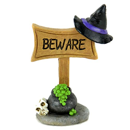 Midwest Design Imports Beware Sign, 2.5", Multicolor