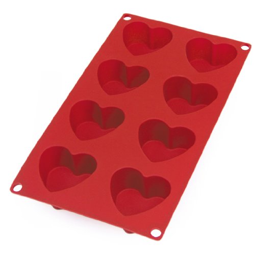 L√©ku√© Multicavidad Corazon Rojo Set, Red