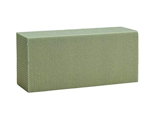 FloraCraft Deset Foam Brick, 2 5/8 by 3.5 by 7-7/8-Inch, Green