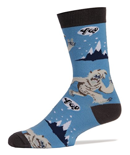 Oooh Yeah Socks Mens Novelty Funny Crew Socks Yo Yeti