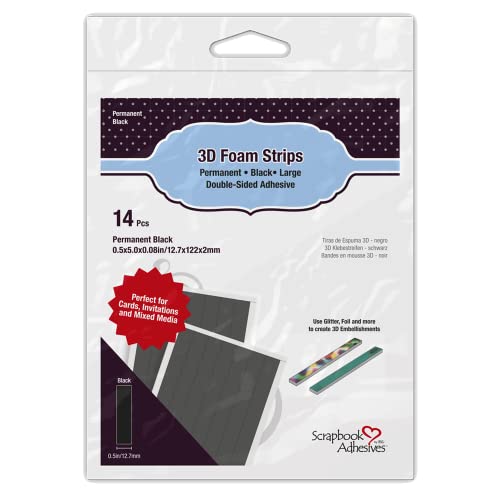 Scrapbook Adhesives by 3L 3D Foam Strips Large