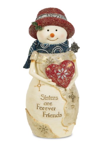 Pavilion Gift Company 81114 The Birchhearts Sister Snowman Figurine, 5-Inch