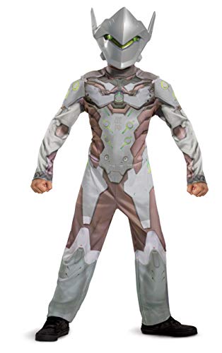 Disguise Overwatch Genji Classic Boys Costume, White, Medium (7-8)