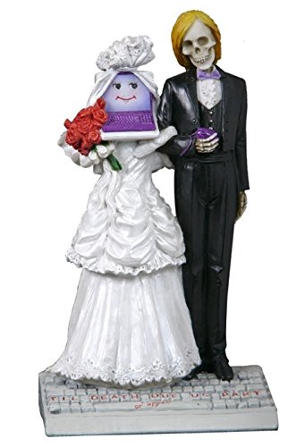 Unicorn Studio 7.88 Inch Till Death or Upgrade Do Us Part Figurine, Multicolor