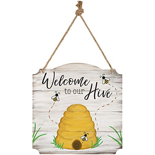 Carson 23729 Welcome to The Hive Metal Wall Decor, 12 Inches High