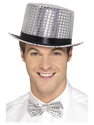 Smiffys 48262 Sequin Top Hat (One Size)